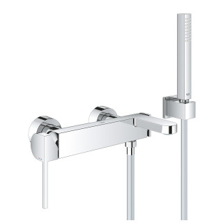 Batéria sprchová Grohe Plus, stenová, páková, chróm