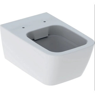 Závesné wc WC Geberit Icon Square Rimfree, skryté mocowania, biela
