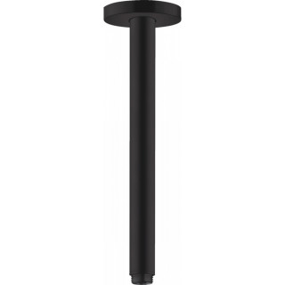 Stropné pripojenie hornej sprchy Hansgrohe, 10cm, čierna matnéný