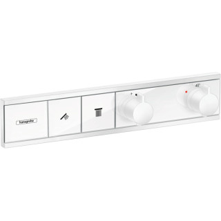 Batéria termostatická Hansgrohe RainSelect, podomietková, 2 prijímače, čierna matnéný