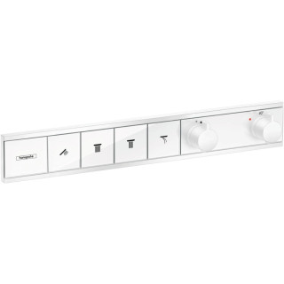 Batéria termostatická Hansgrohe RainSelect, podomietková, 2 prijímače, čierna matnéný