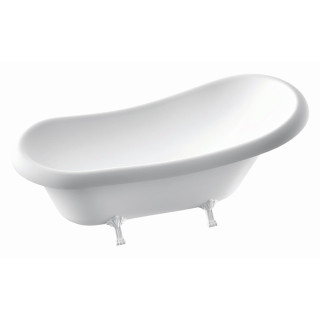 Vaňa voľne stojaca Marmorin Fama retro 173x66cm, bez prepadu biela