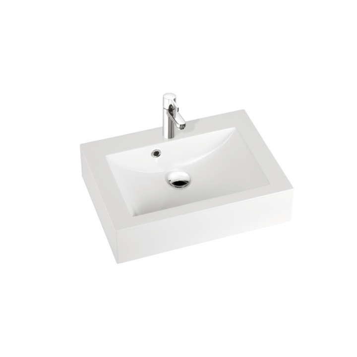 Umývadlo Marmorin Ceto 60, nábytková/závesné / na dosku 600x430x150 mm