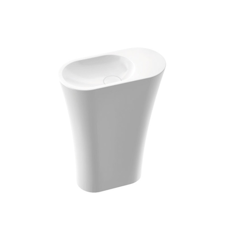 Umývadlo voľne stojaca Marmorin Wega 600 L 60x30 cm