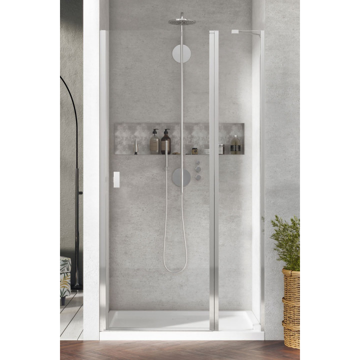 Dverí sprchové Radaway Nes KDS II 120, ľavé, 1200x2000mm, strieborná profil