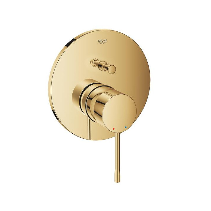 Vaňová  Batéria podomietková Grohe Essence, páková, automatický prepínač, polished nickel