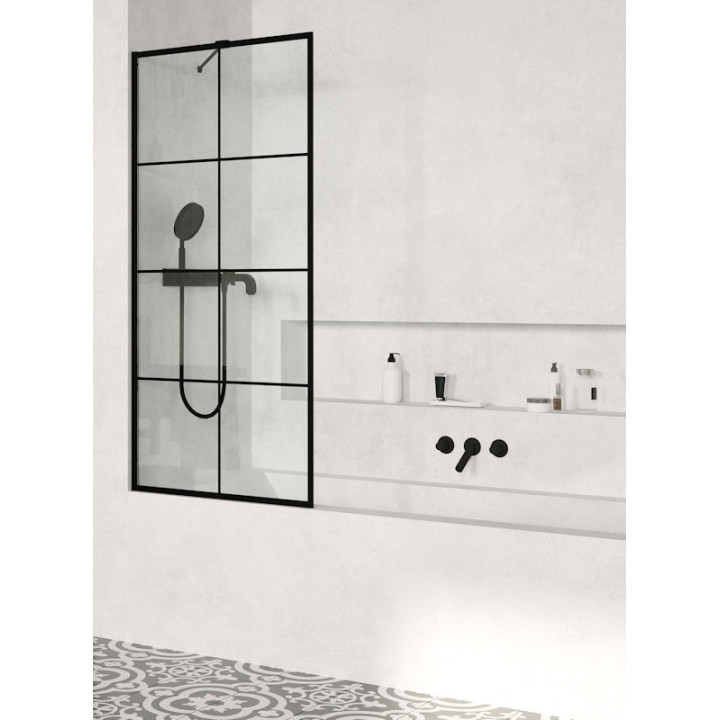 Dverí sprchové Radaway Nes KDS II 120, ľavé, 1200x2000mm, strieborná profil