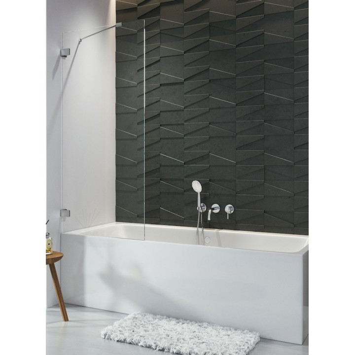 Dverí sprchové Radaway Nes KDS II 120, ľavé, 1200x2000mm, strieborná profil