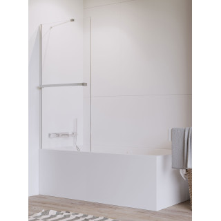 Vaňová zástena Radaway Euphoria PNJ 60, sklo číre, 600-610x1500mm, profil chróm
