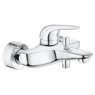 Vaňová  Batéria na stěnu Grohe Eurostyle, páková, chróm