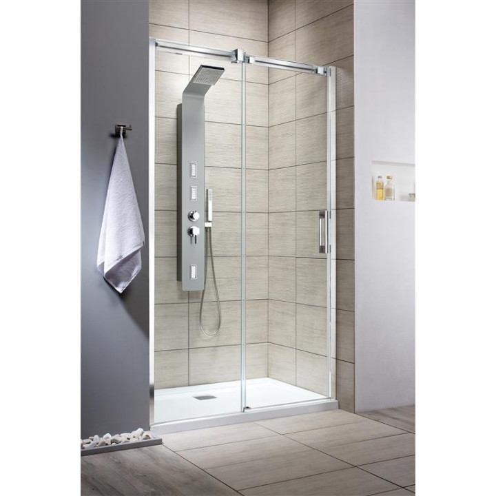 Dverí sprchové Radaway Nes KDS II 120, ľavé, 1200x2000mm, strieborná profil