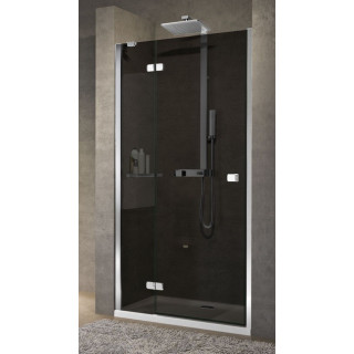 Dverí sprchové do niky Novellini Brera G, 84-86x200cm, sklo číre, profil chróm