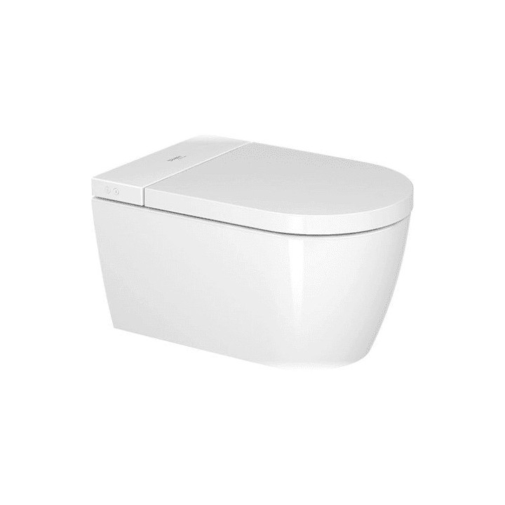 Sedátko Duravit SensoWash Slim s pozvoľným sklápaním s funkciou mycia do misek radu: Happy D2.
