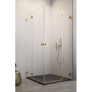 Časť ľavé kúty Radaway Essenza Pro PDD, 800x2000mm, sklo číre, profil chróm