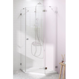 Časť pravé kúty Radaway Essenza Pro Gold KDD, 1000x2000mm, sklo číre, zlatý profil