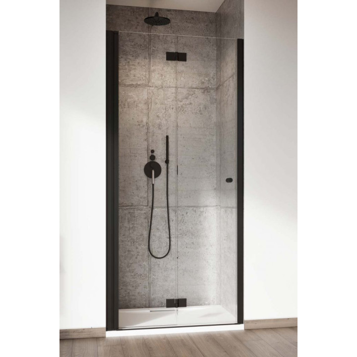 Dverí sprchové do niky Radaway Nes 8 Black DWS I 140, ľavé, sklo číre, 1400x2000mm, čierna profil