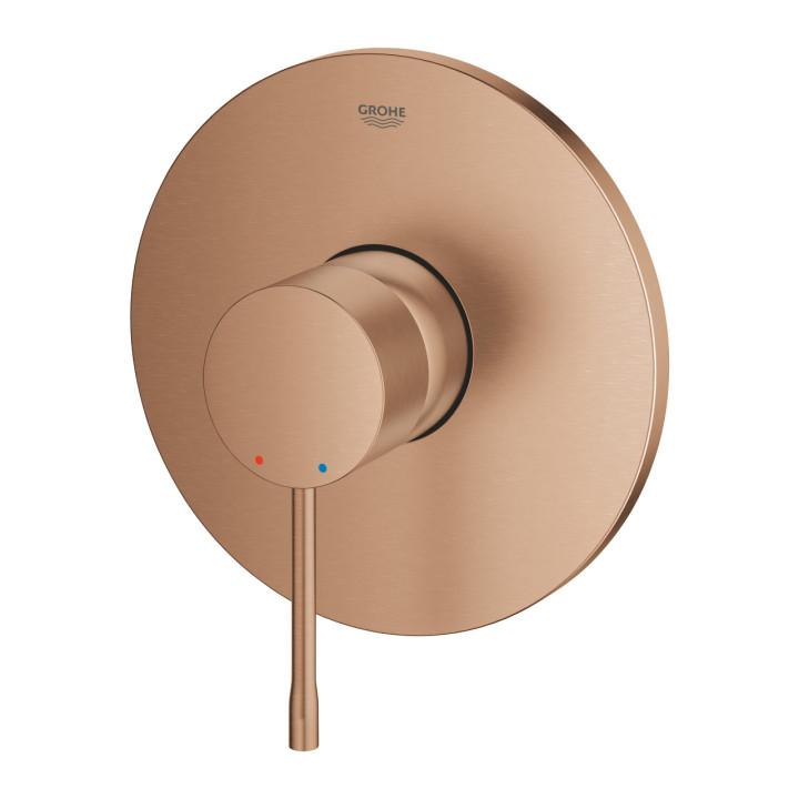 Batéria sprchová Grohe Essence stenová, páková - brushed warm sunset