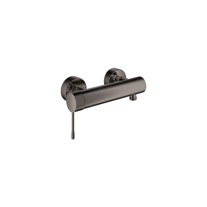  Batéria sprchová Grohe Essence stenová, páková, szer. 281 mm - Hard graphite