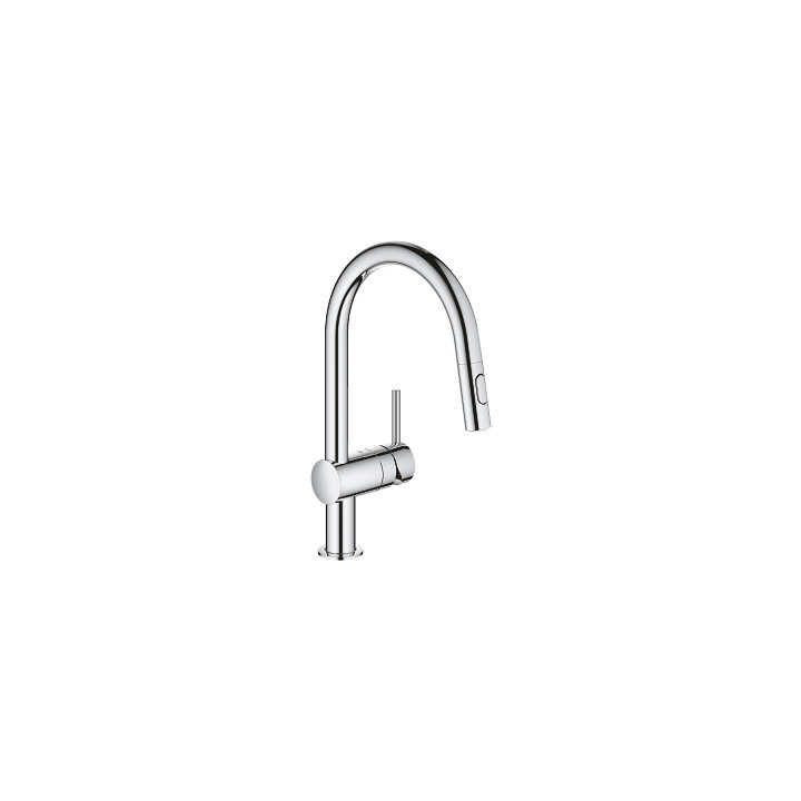 Drezová batéria z otočným výtokovým ramenom GROHE Minta 1/2", páková - chróm
