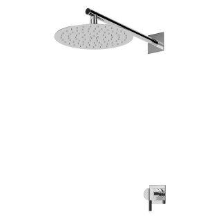 Sprchový set Bruma Breeze, podomietkový, Horná sprcha s ramenom nastenným 350mm, chróm