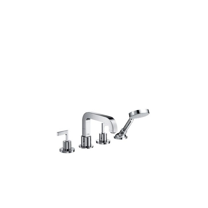 Bateria Axor Citterio wannowa 4-otworowa do montażu na brzegu wanny- sanitbuy.pl