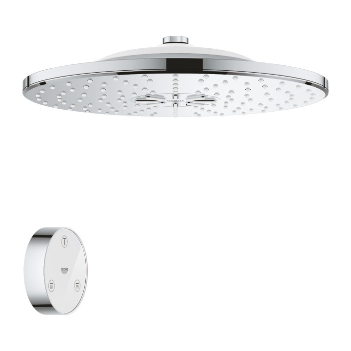 Horná sprcha Grohe Rainshower SmartConnect 310, štvorcová, 310x310mm, 2 prúdy, pilot do zmiany strumienia, chróm