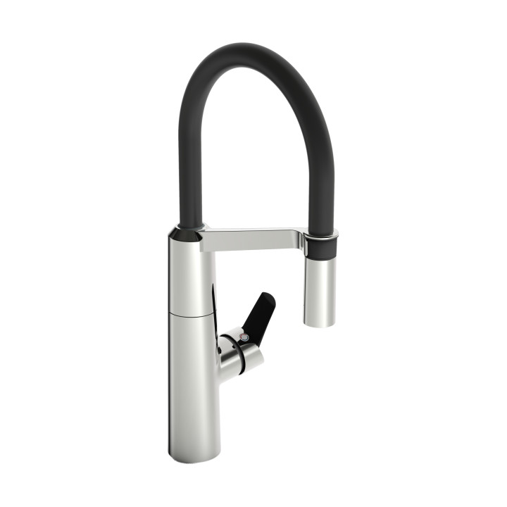 Drezová batéria Oras Optima, elastyczna výtokové rameno, výška 474mm, chróm