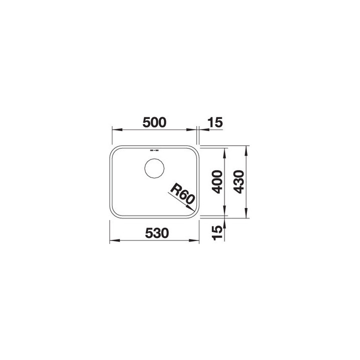 Zlewozmywak vstavaná 100x51 cm Blanco BLANCOAXIA II 6 S- sanitbuy.pl