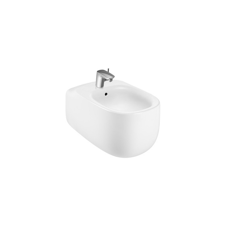 Závesné wc Roca Beyond, bez splachovacieho kruhu, 58x40cm, Maxi Clean, biela