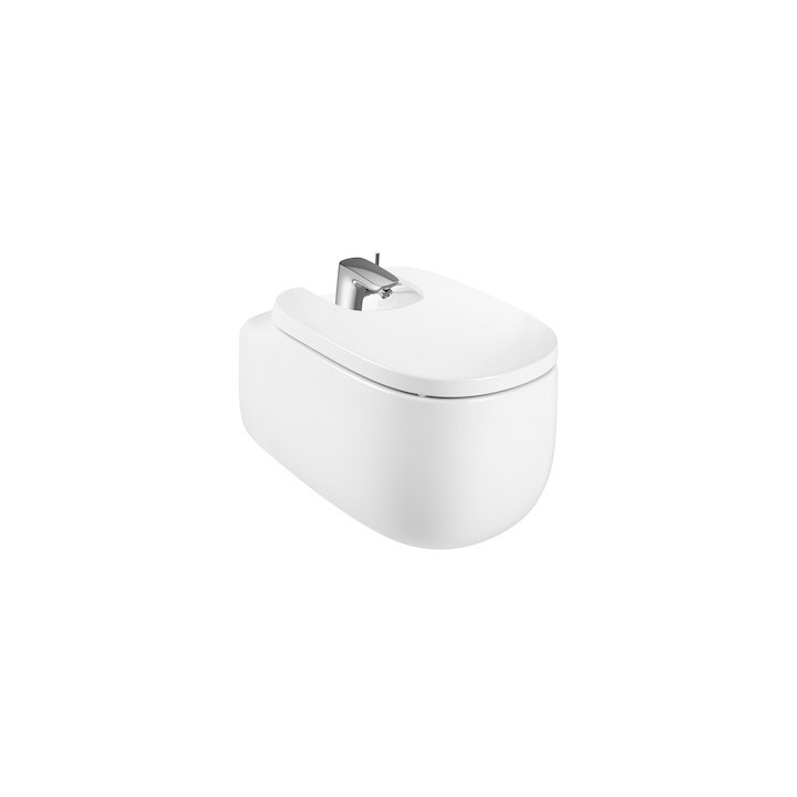 Závesný bidet Roca Beyond, 58x40cm, biely