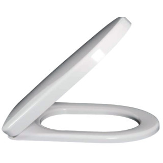 Sedátko Villeroy&Boch Subway SlimSeat, Oválna, biela