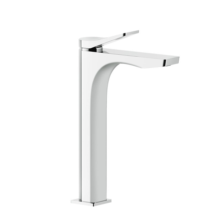 Umyvadlová batéria Gessi Rilievo, na postavení, výška 301mm, zátka automatický, chróm