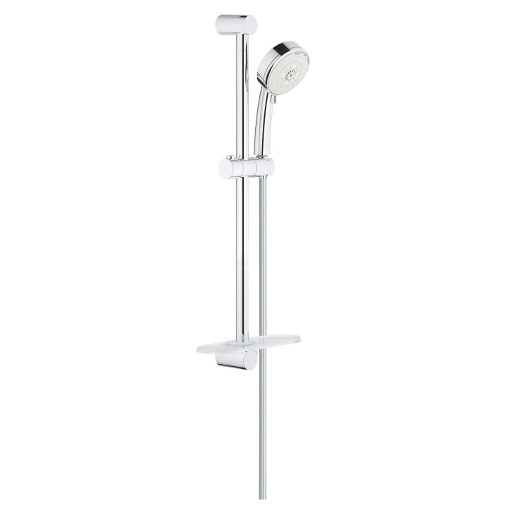 Sprchový set Grohe Tempesta Cosmopolitan 100, na stěnu, držák s policou, sluchátko 3-funkčná, chróm