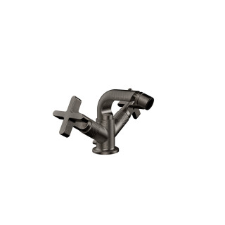 Bidetová batéria 3-otvorová Gessi Inciso, na postavení, výška 122mm, zátka automatický, chróm