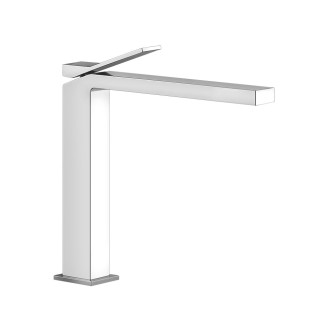 Umyvadlová batéria Gessi Rettangolo K, na postavení, výška 299mm, výtokové rameno 209mm, zátka automatický, chróm