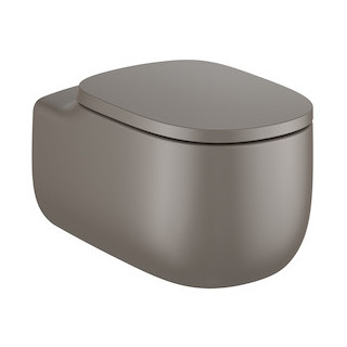 Závesné wc Roca Beyond, bez splachovacieho kruhu, 58x40cm, Maxi Clean, biela
