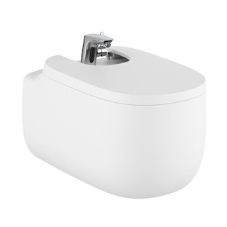 Závesný bidet Roca Beyond, 58x40cm, biely