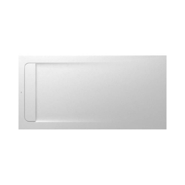 Sprchová vanička pravouhlý Roca Aquos, 1400x800mm, ultracienki, Stonex, biely