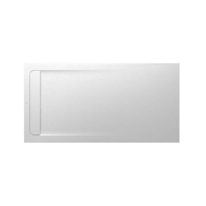 Sprchová vanička pravouhlý Roca Aquos, 1800x800mm, ultracienki, Stonex, biely
