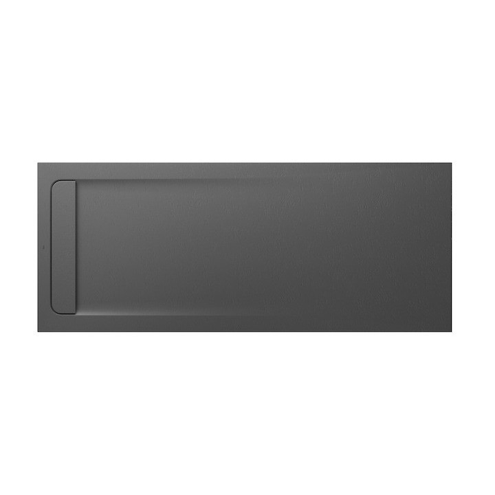 Sprchová vanička pravouhlý Roca Aquos, 1800x800mm, ultracienki, Stonex, biely