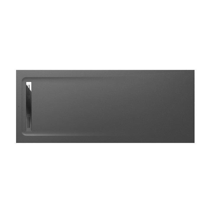 Sprchová vanička pravouhlý Roca Aquos, 1800x800mm, ultracienki, Stonex, biely