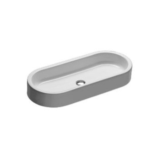 Umywalka Hatria Area Y0UF 80x35 cm bez otworu na baterię- sanitbuy.pl