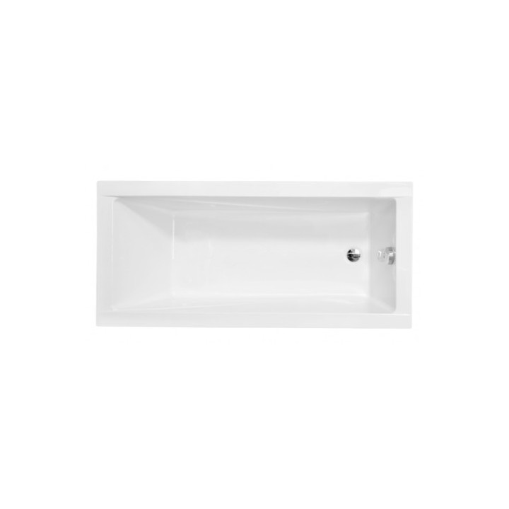 Vaňa obdĺžniková Besco Modern Slim, 140x70cm, akrylová, biela