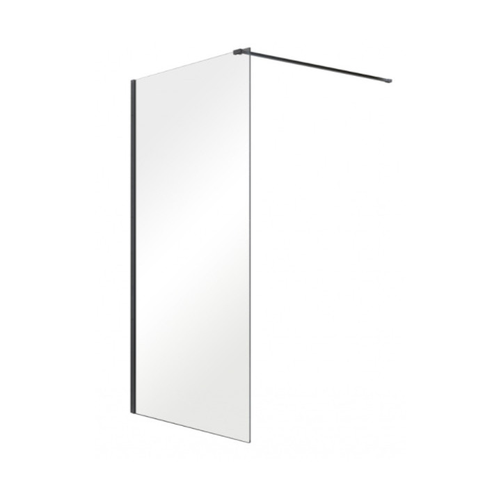Sprchový kút Walk In Besco Aveo, 90x195cm, sklo číre, profil chróm