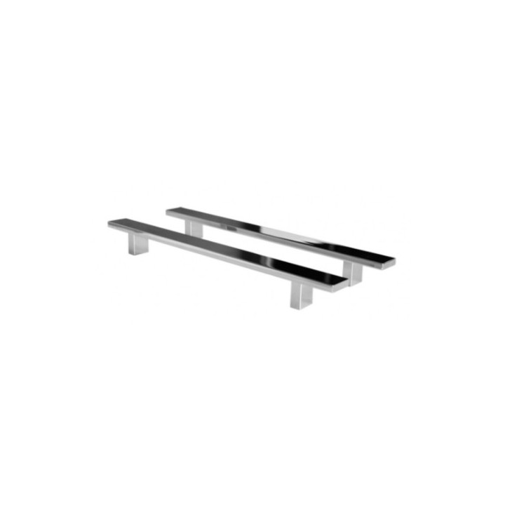 Závěs vaňová Besco Flex, 23cm, chróm/čierna