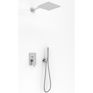 Sprchový set Kohlman Axis, podomietkový, okrúhla Horná sprcha 20cm, 2 výstupy vody, chróm