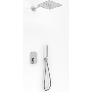 Sprchový set Kohlman Foxal, podomietkový, okrúhla Horná sprcha 20cm, 2 výstupy vody, chróm