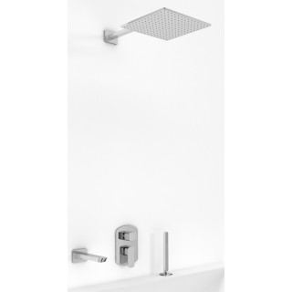 Vanová souprava Kohlman Foxal, podomietkový, štvorcová Horná sprcha 20cm, 3 výstupy vody, chróm