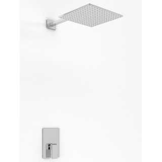 Vanová souprava Kohlman Saxo, podomietkový, štvorcová Horná sprcha 20cm, 3 výstupy vody, chróm