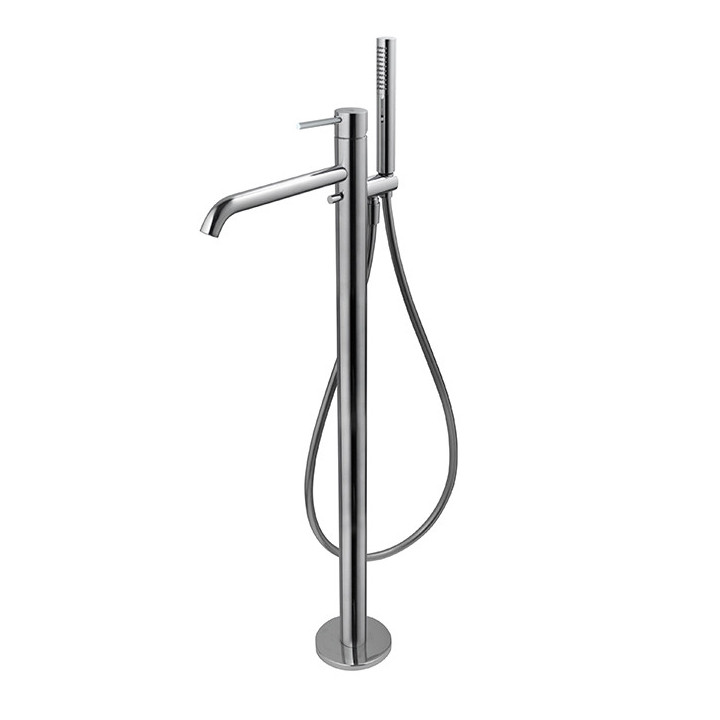 Vaňová batéria  4-otvorová Vema Maira, na postavení, výtokové rameno 155mm, so sprchovým systemom, chróm
